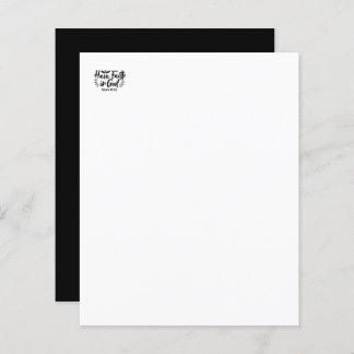 Religious Art: Have Faith in God Scripture Design