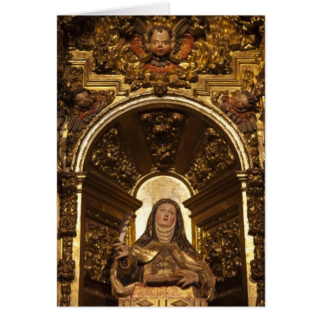 Religious art representing Santa Teresa (Front)