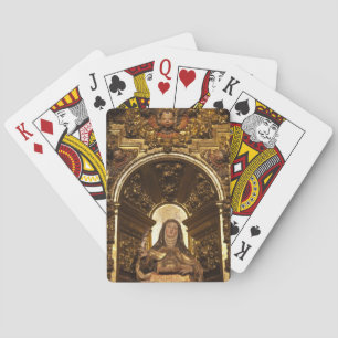 Religious art representing Santa Teresa 2 Playing Cards