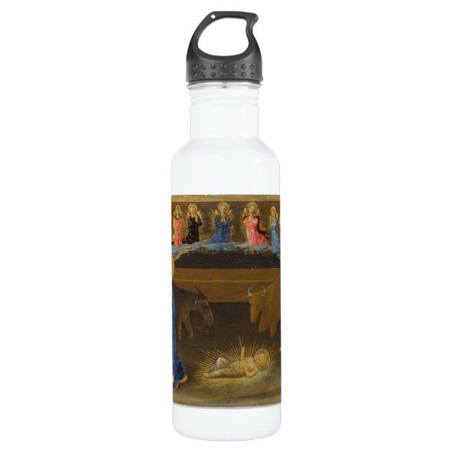 religious art water bottle (Front)