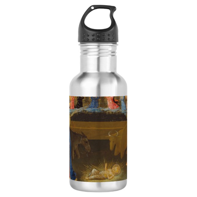 religious art water bottle (Front)