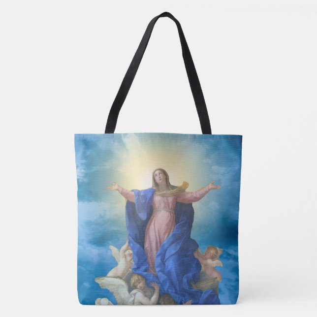 Religious Assumption of Blessed Virgin Mary Tote Bag (Front)