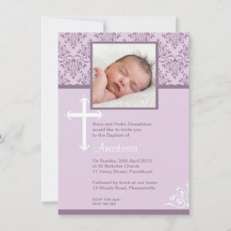 Religious Baptism Invitations