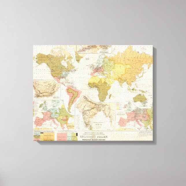Religious belief canvas print (Front)