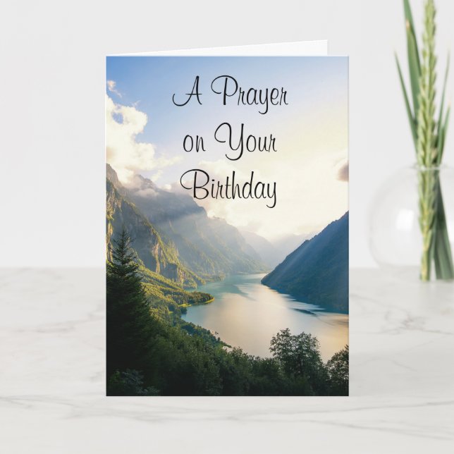 Religious Birthday Card (Front)