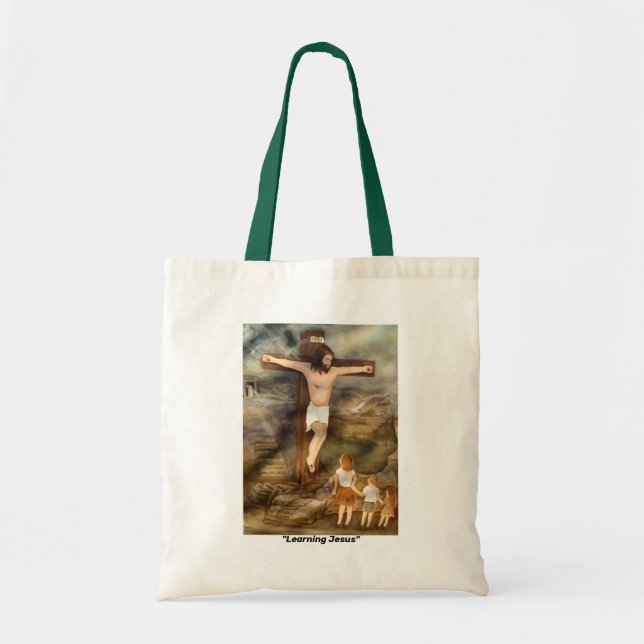 Religious Card Tote Bag (Front)