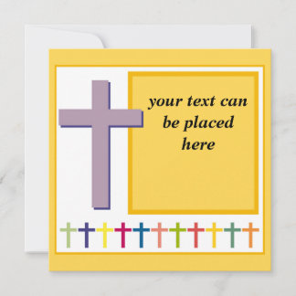 Religious Card With Customisable Text