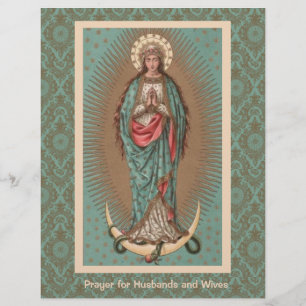 Religious Catholic Mary Prayer Husbands & Wives