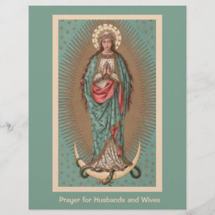 Religious Catholic Mary Prayer Husbands & Wives