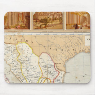 Religious Chart of Mexico Mouse Mat