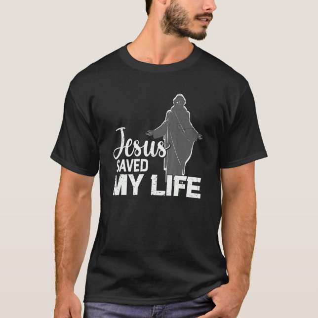 Religious Christian Jesus Changed My Life Church L T-Shirt (Front)