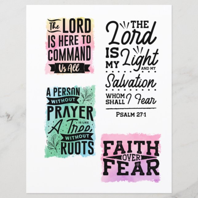 Religious Christian Jesus quotes Bible Verse (Front)