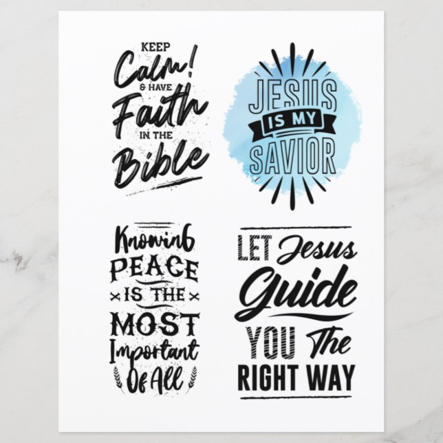 Religious Christian Jesus quotes Bible Verse (Front)