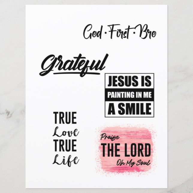 Religious Christian Jesus quotes Bible Verse (Front)