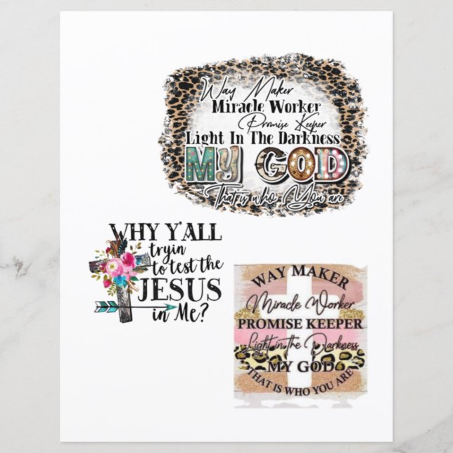 Religious Christian Jesus quotes Bible Verse (Front)