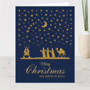 Religious Christmas, Birth of Jesus, Three King's Card