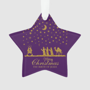 Religious Christmas, Birth of Jesus, Three King's Ornament