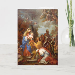 Religious Christmas Cards   Adoration of Kings 1