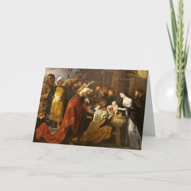Religious Christmas Cards | Adoration of Kings 4 (Front)