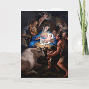 Religious Christmas Cards   Adoration Shepherds 4