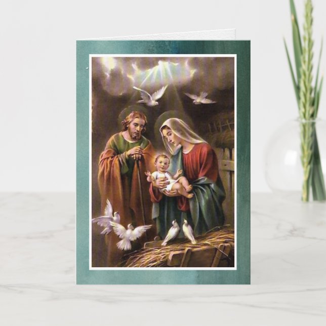 Religious Christmas Cards | Joyeux Noel (Front)