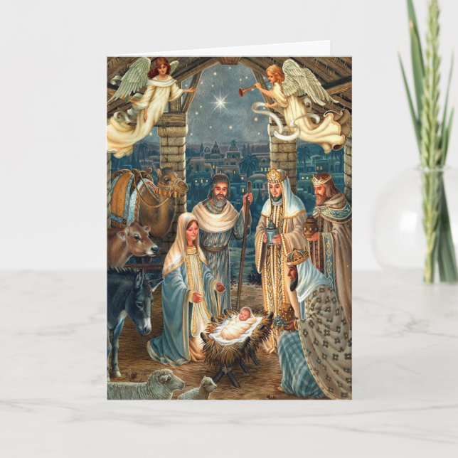 Religious Christmas Cards | Nativity 1 (Front)
