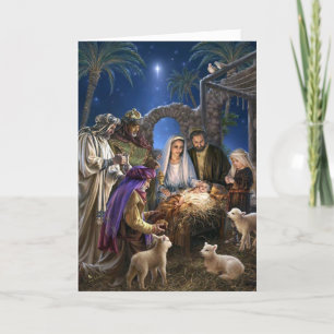 Religious Christmas Cards   Nativity 4