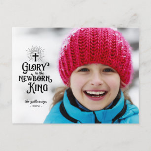 Religious Christmas Full Photo Postcard