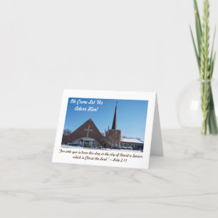 Religious Christmas Greeting Holiday Card