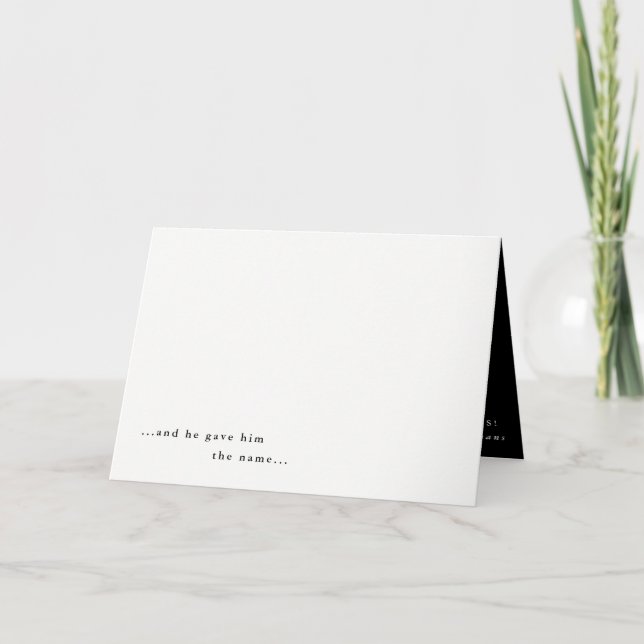 Religious Christmas Simplicity Photo Card (Front)