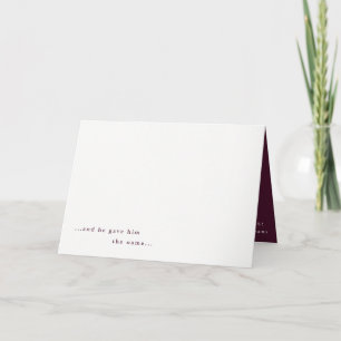 Religious Christmas Simplicity Photo Card