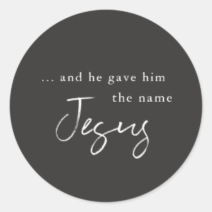 Religious Christmas Sticker