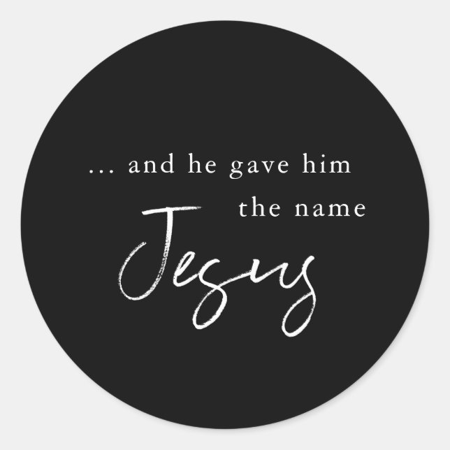 Religious Christmas Sticker (Front)