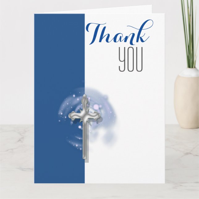 Religious confirmation angel thank you (Front)