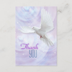Religious confirmation dove thank you 2