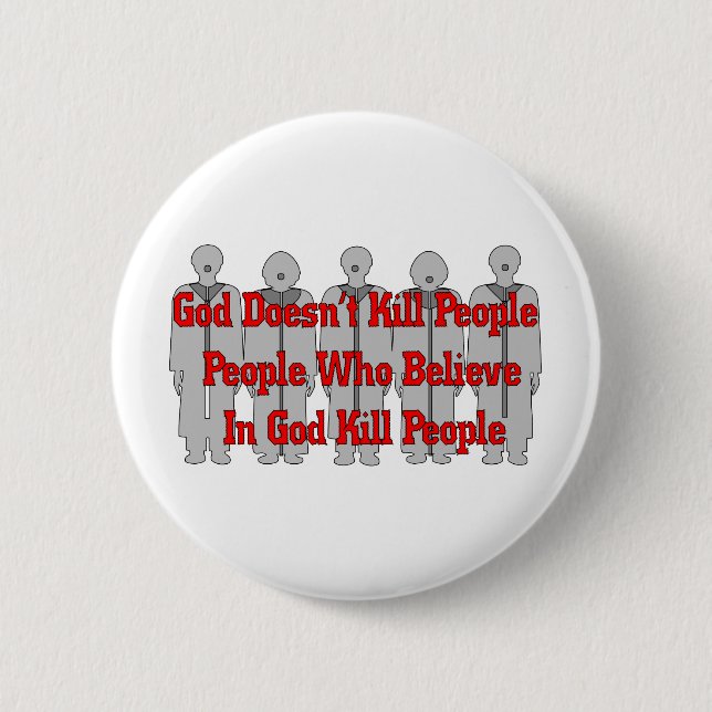 Religious Crazies 6 Cm Round Badge (Front)