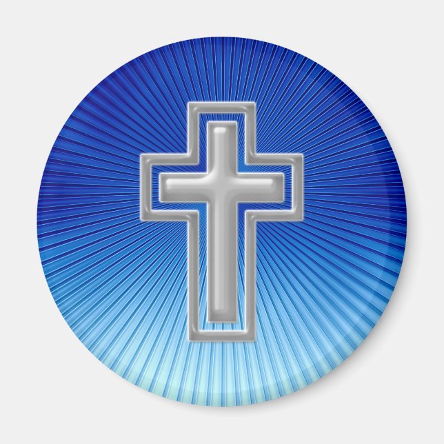 Religious Cross | Christian Magnet (Front)