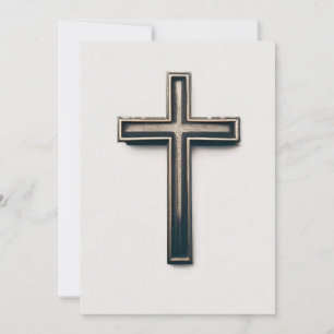 Religious Cross Invitation