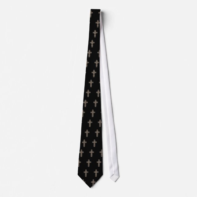 Religious Cross Neck Tie (Front)