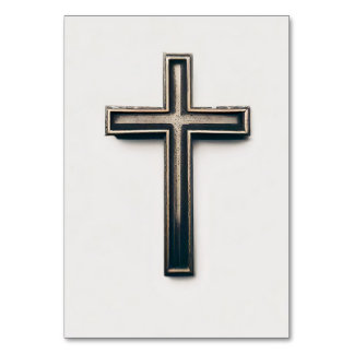 Religious Cross Table Number