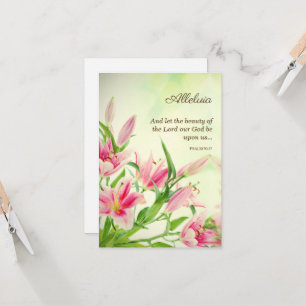 Religious Easter Cards - Sentiments Alleluia