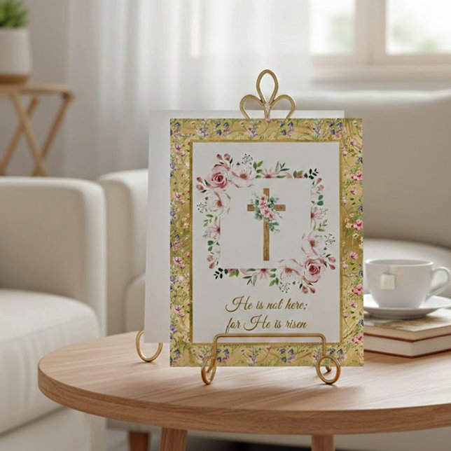 Religious Easter Christian Holiday He Is Risen  Postcard (Creator Uploaded)