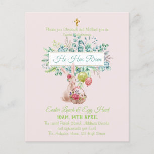 Religious Easter Invitation Budget