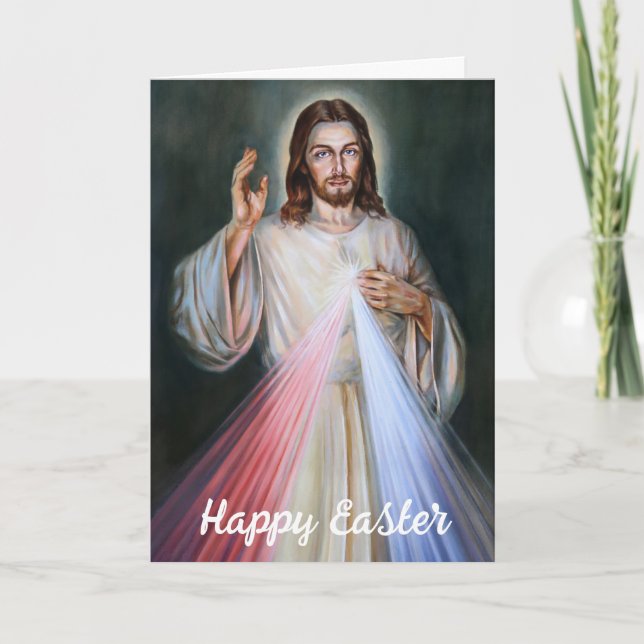  Religious Easter Jesus Resurrection Holiday Card (Front)