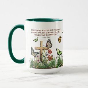 Religious Easter Resurrection Spring Quote 15oz Mug