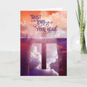 Religious Encouragement Scripture from Proverbs Card