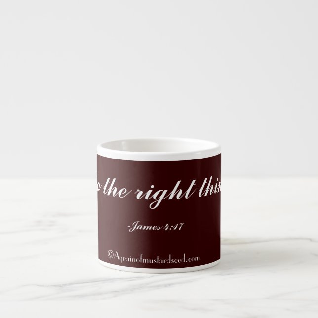 Religious Espresso Cup (Front)