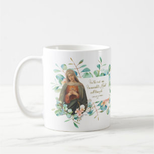 Religious Eucalyptus Immaculate Heart Mary Coffee Mug