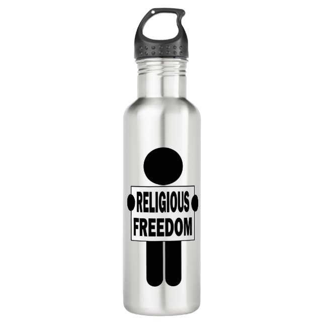 Religious Freedom 710 Ml Water Bottle (Front)