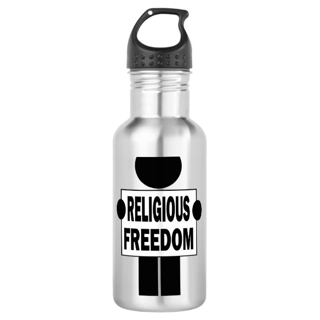 Religious Freedom 710 Ml Water Bottle (Front)